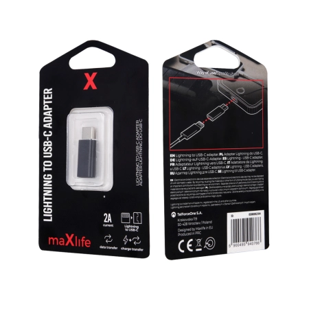Adapter iPhone Lightning do USB-C Maxlife